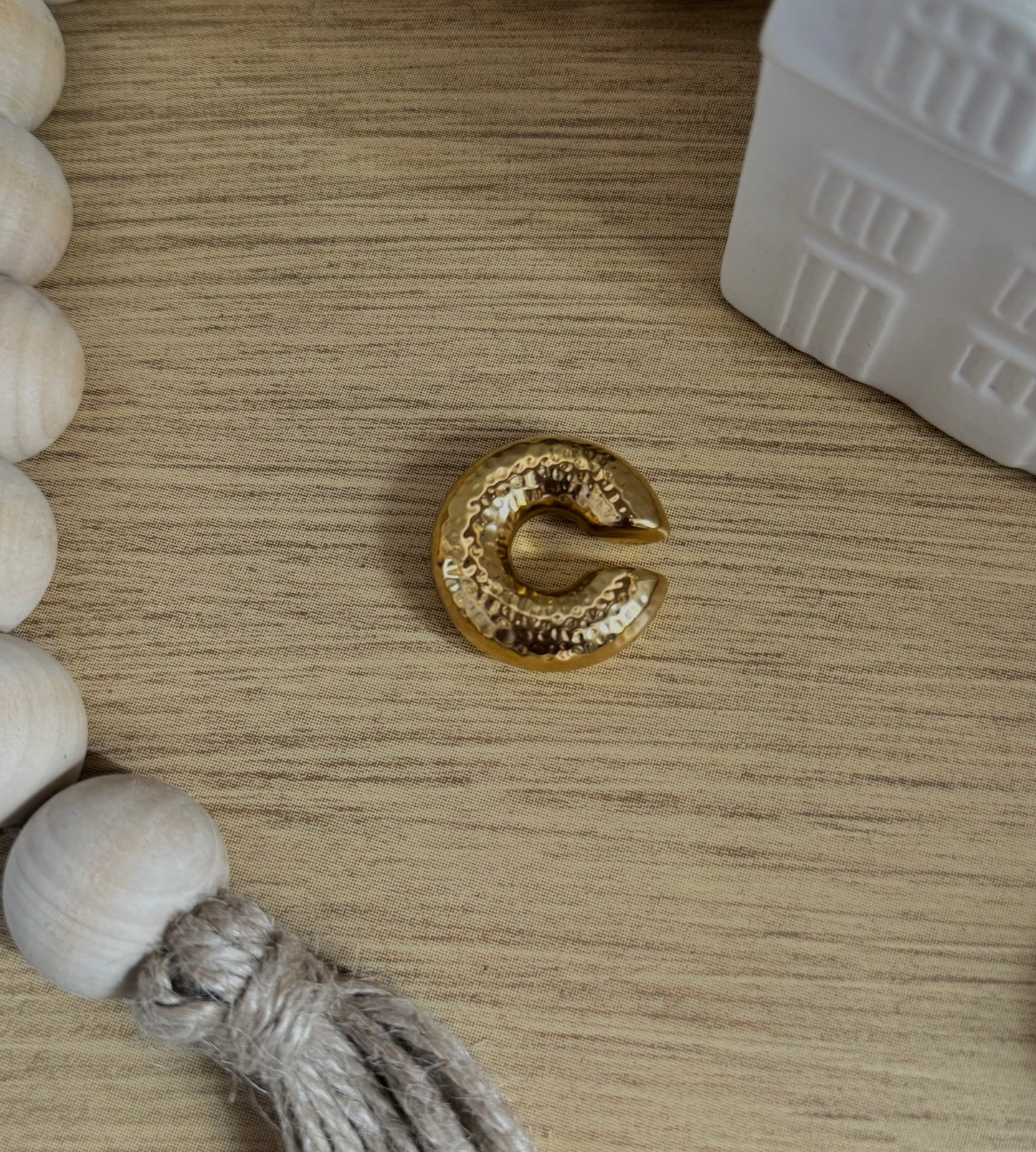 Texture Cuff Earring